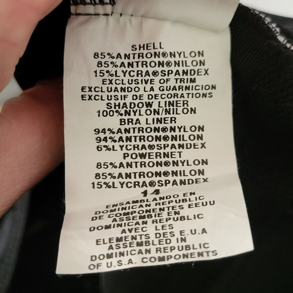 NWOT Longitude S Women's Vintage 80s 90s Retro One Piece Tummy Control Swimsuit - Picture 5 of 11